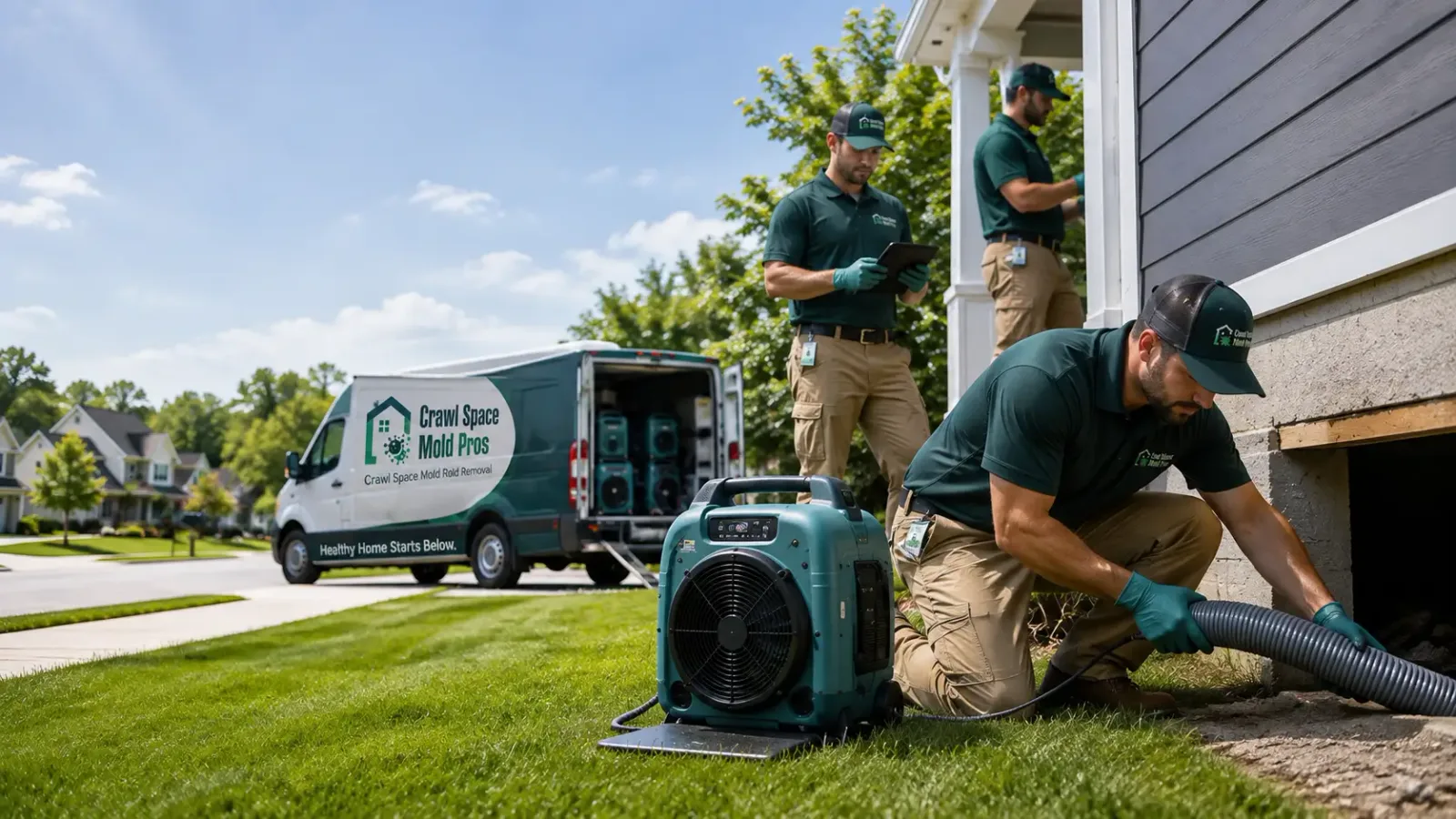 Crawl Space Mold Removal in Caseyville, IL